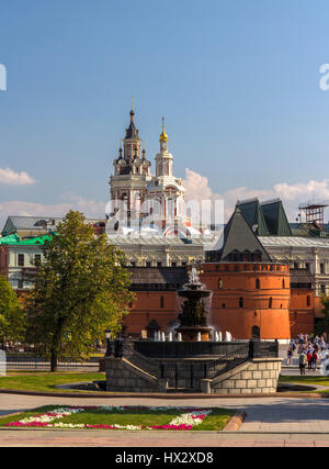 Platz der Revolution in Moskau, Russland Stockfoto