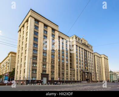 Staatsduma der Russischen Föderation in Moskau Stockfoto