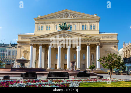 Bolschoi-Theater in Moskau, Russland Stockfoto