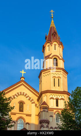 Orthodoxe Kirche St. Nikolaus in Vilnius, Litauen Stockfoto