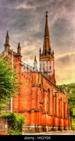 St. Saviour anglikanische Kirche in Riga, Lettland Stockfoto