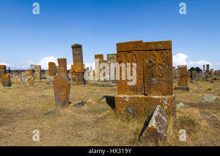 Alten Friedhof von Noratuz in Armenien Stockfoto