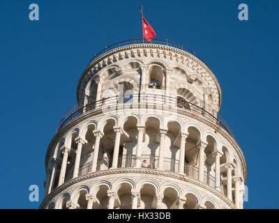 Pisa Turm detail Stockfoto