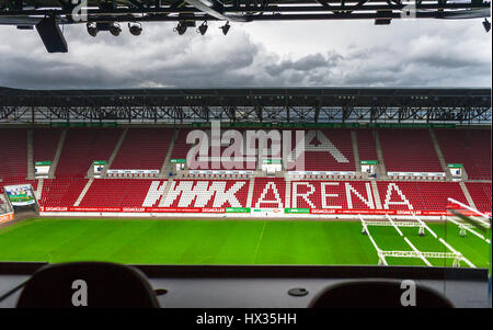 Besuch WWK Arena - das offizielle Stadion des FC Augsburg Stockfoto