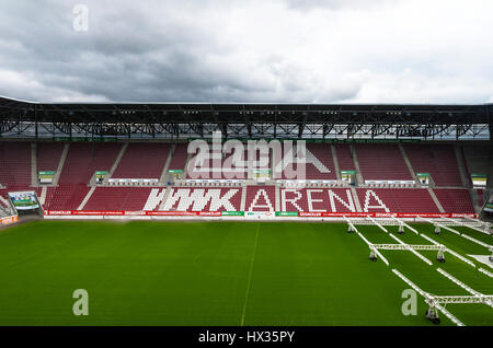 Besuch WWK Arena - das offizielle Stadion des FC Augsburg Stockfoto