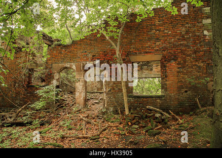 Verlassenes verlassener Gebäude Bolton England Stockfoto