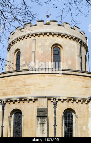 Temple Church, London, im zwölften Jahrhundert von Tempelrittern gegründet. Stockfoto