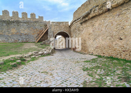 Im Inneren der Festung Akkerman in Belgorod, Odessa, Ukraine Stockfoto