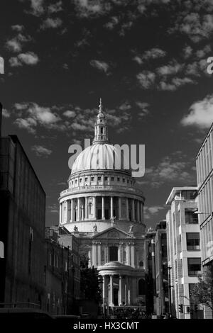 Str. Pauls Cathedrel London. Auf 21. Juni 1675 erbaut. Stockfoto