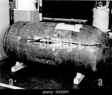 Wassergekühlter Reaktor Schiff Modell, das absichtlich fehlerhaft war und dann unter Druck gesetzt, bis zum Zeitpunkt des Fehlers zum Abrufen von Daten, 1973. Bild mit freundlicher Genehmigung US Department of Energy. Stockfoto