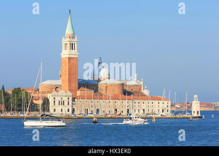 Kirche aus dem 16. Jahrhundert Benediktinerkloster San Giorgio Maggiore in Venedig, Italien Stockfoto