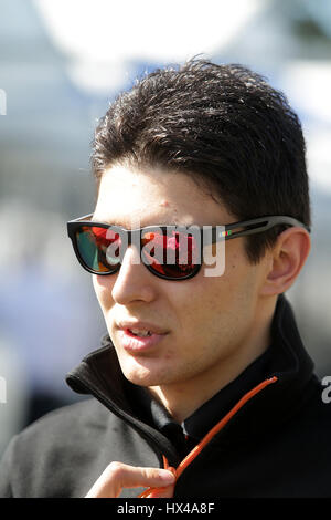 Formel 1 Rolex Australian Grand Prix, 23. -26.03.2017 Esteban Ocon (FRA #31), Sahara Force India Formel 1 Team-Foto: Cronos/Hasan Bratic Stockfoto