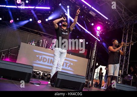 Melbourne, Australien. 25. März 2017. Australische Formel 1 Grand Prix, Melbourne, aus 25. März 2017. Rudimental live bei den Australian Grand Prix. Bildnachweis: Charlie Raven/Alamy Live-Nachrichten Stockfoto