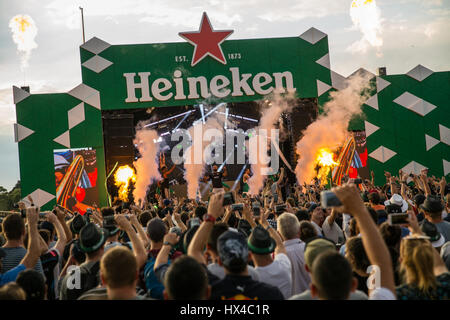 Melbourne, Australien. 25. März 2017. Australische Formel 1 Grand Prix, Melbourne, aus 25. März 2017. Rudimental live bei den Australian Grand Prix. Bildnachweis: Charlie Raven/Alamy Live-Nachrichten Stockfoto