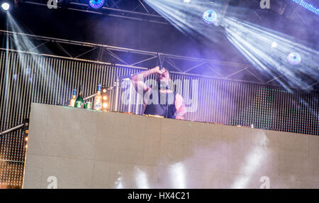 Melbourne, Australien. 25. März 2017. Australische Formel 1 Grand Prix, Melbourne, aus 25. März 2017. Rudimental live bei den Australian Grand Prix. Bildnachweis: Charlie Raven/Alamy Live-Nachrichten Stockfoto