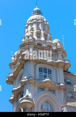 Detail der Palacio Barolo" an der Avenida de Mayo. Monserrat, Buenos Aires, Argentinien. Stockfoto