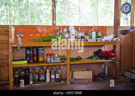 Ayahuasca Heilungszentrum in Peru Stockfoto