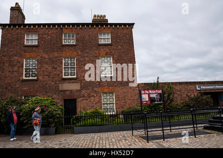 Das Piermaster Haus am Albert Dock ist eines Liverpools wichtigsten touristischen Attraktionen Andpart die Stadt UNESCO-Welterbe Stockfoto