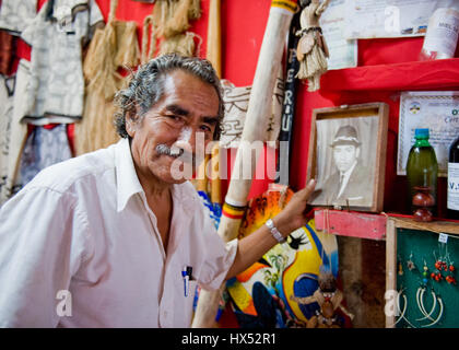 Ayahuasca Heilungszentrum in Peru Stockfoto