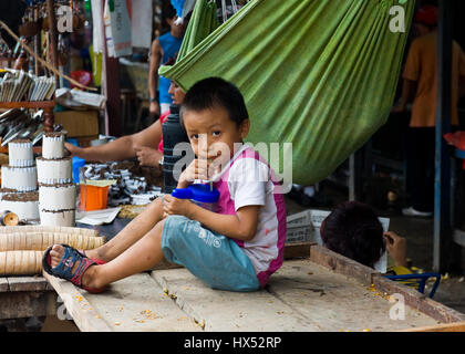 Ayahuasca Heilungszentrum in Peru Stockfoto