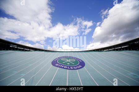 GERICHT 1 DECKT DER WIMBLEDON CHAMPIONSHIPS 2016 DER WIMBLEDON CHAMPIONSHIPS 20 DIE ALL ENGLAND TENNIS CLUB WIMBLEDON LONDON E Stockfoto