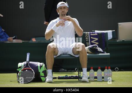 BENJAMIN BECKER Deutschland der ALL ENGLAND TENNIS CLUB WIMBLEDON LONDON ENGLAND 1. Juli 2016 Stockfoto