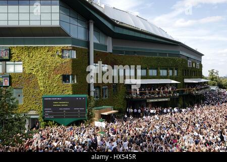 ANDY MURRAY MILOS RAONIC V ANDY MURRAY MENS LETZTE MILOS RAONIC V ANDY MURRAY MÄNNER DIE ALL ENGLAND TENNIS CLUB LONDON WIMBLEDON Stockfoto