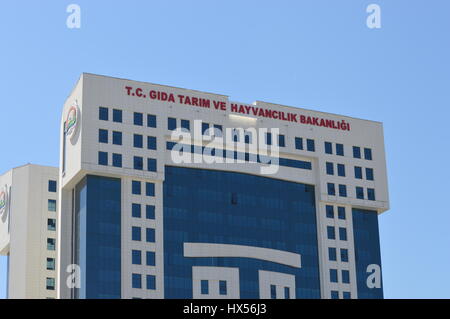 Ankara, Türkei. 24. März 2017. Republik Türkei Ministerium für Ernährung, Landwirtschaft und Viehzucht in Ankara. Bildnachweis: Altan Gocher/Pacific Press/Alamy Live-Nachrichten Stockfoto