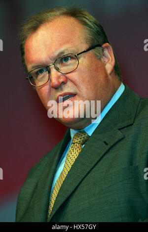 GORAN PERSSON Politiker, Premierminister von Schweden 24. Oktober 1999 Stockfoto