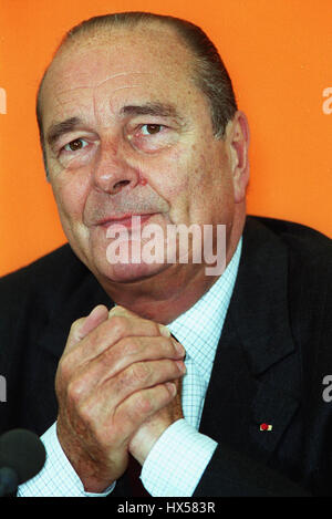 JACQUES CHIRAC Präsident von Frankreich 21. Juni 1999 Stockfoto