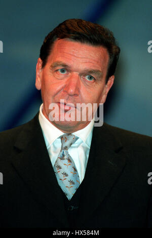 GERHARD Schröder BUNDESKANZLER Deutschlands 3. November 1998 Stockfoto