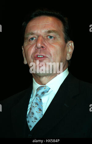 GERHARD Schröder BUNDESKANZLER Deutschlands 3. November 1998 Stockfoto