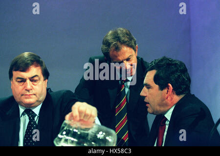 PRESCOTT BLAIR & braun ARBEITSPARTEI Konferenz 1998 12. Oktober 1998 Stockfoto