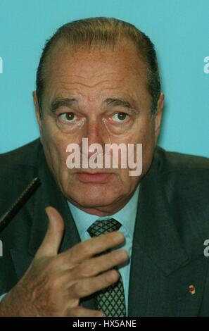 JACQUES CHIRAC Präsident von Frankreich 7. Oktober 1996 Stockfoto