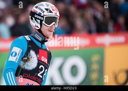 Planica, Slowenien. 24. März 2017. Johansson Robert von Norwegen konkurriert in Planica FIS Skisprung Weltcup Finale am 24. März 2017 in Planica, Slowenien. Bildnachweis: Rok Rakun/Pacific Press/Alamy Live-Nachrichten Stockfoto