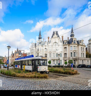 Cogels-Osylei, Zurenborg, Antwerpen, Belgien Stockfoto