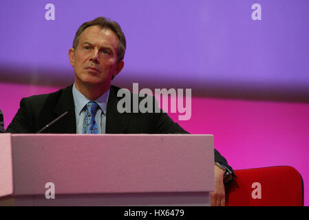 TONY BLAIR MP-Ministerpräsident 27. September 2004 der BRIGHTON CENTRE BRIGHTON ENGLAND Stockfoto