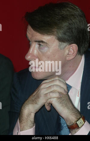 HANDELSKOMMISSAR PETER MANDELSON 27. September 2004 der BRIGHTON CENTRE BRIGHTON ENGLAND Stockfoto