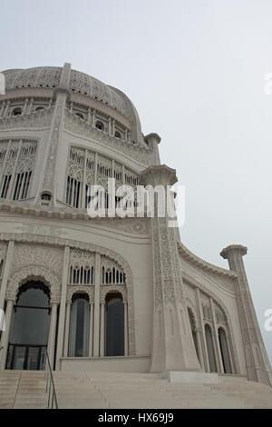 Bahai-Tempel in Wilmette, Illinois Stockfoto