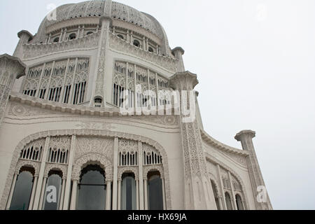 Bahai-Tempel in Wilmette, Illinois Stockfoto