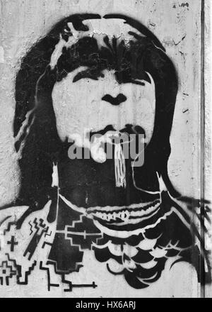 Reise nach Iquitos, Peru. Besuch der lokalen Ayahuasca Heilung Zentrum beteiligen Shipibo Medizin Zeremonie mit Schamanen und trinken Dieta Pflanzen Stockfoto