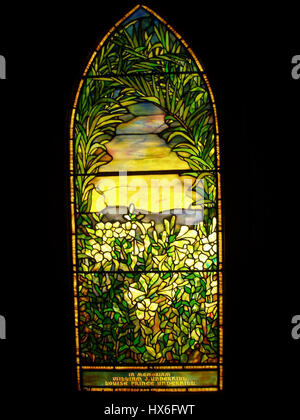 Underhill Memorial tiffanyglas & Dekoration Unternehmen, ca. 1880 Stockfoto