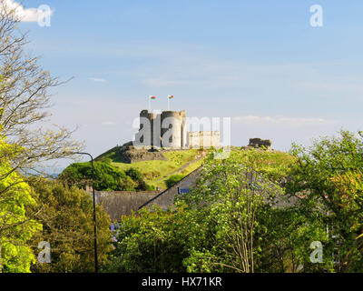 Malerische Aussicht auf Criccieth Schloß in Gwynedd North Wales UK Stockfoto