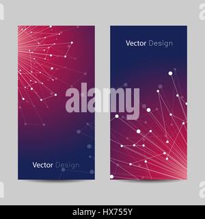 Reihe von Bannern, vertikale Stock Vektor