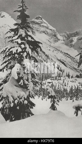 Mount Sir Donald, Glacier Park, Britisch-Kolumbien, Kanada, ca. 1916 Stockfoto