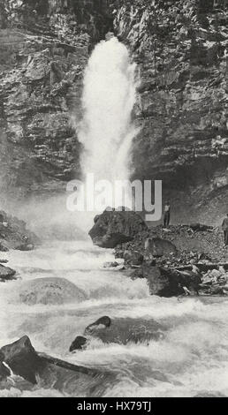 Lachen fällt, Yoho Park, Britisch-Kolumbien, Kanada, ca. 1916 Stockfoto