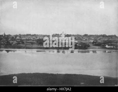 Dieser Titel scheint ein weiteres kyrillisches Dokument zu sein. Weitere Übersetzungen und Analysen sind erforderlich, um deren genaue Bedeutung und historische Bedeutung zu bestimmen. Stockfoto