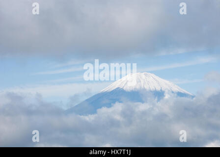 Gipfel von Mount Fuji, Japan Stockfoto