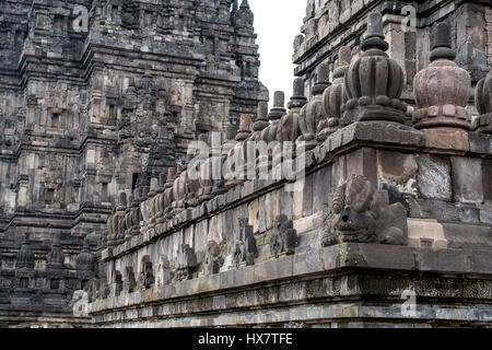 Borobudur Tempel, Candi Borobudur, Yogyakarta, Indonesien Stockfoto