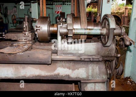 In einem alten Wagen Fabrik - Fabrica de Carretas Eloy Alfaro - Costa Rica Stockfoto